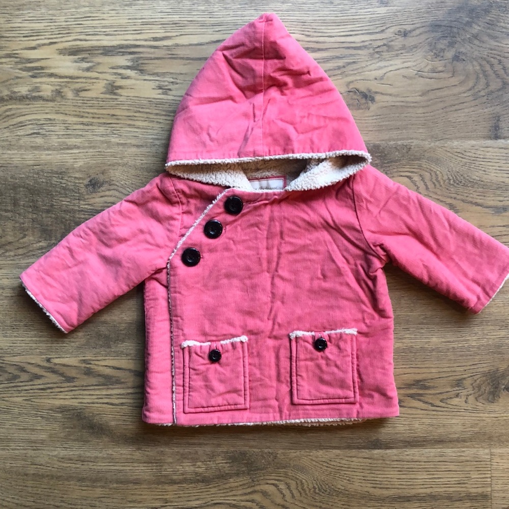 Hanna Andersson corduroy sherpa jacket